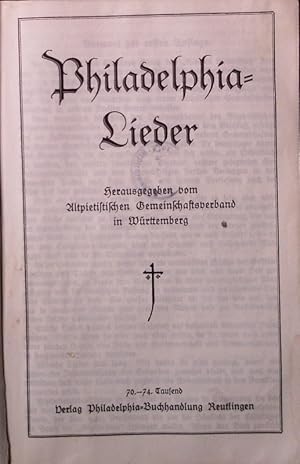 Bild des Verkufers fr Philadelphia-Lieder. zum Verkauf von Antiquariat Bookfarm