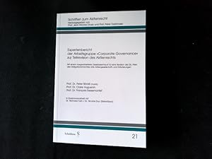 Bild des Verkufers fr Expertenbericht der Arbeitsgruppe "Corporate Governance" zur Teilrevision des Aktienrechts: Mit einem ausgearbeiteten Gesetzesentwurf fr eine . und Erluterungen (Schriften zum Aktienrecht). Mit einem ausgearbeiteten Gesetzesentwurf fr eine Revision des 26. Titels des Obligationenrechtes "Die Aktiengesellschaft" und Erluterungen zum Verkauf von Antiquariat Bookfarm