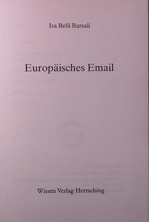 Bild des Verkufers fr Europisches Email. zum Verkauf von Antiquariat Bookfarm