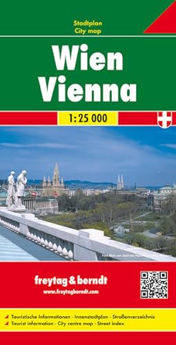 Bild des Verkufers fr Wien, Stadtplan 1:25.000: Mit touristischen Informationen, Innenstadtplan, Straenverzeichnis (freytag & berndt Stadtplne) zum Verkauf von Antiquariat Armebooks