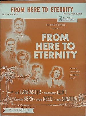 Image du vendeur pour From Here to Eternity Sheet Music 1953 Burt Lancaster, Frank Sinatra mis en vente par AcornBooksNH