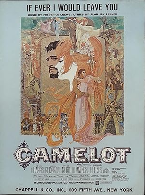 Seller image for Camelot Sheet Music 1967 Richard Harris, Vanessa Redgrave for sale by AcornBooksNH