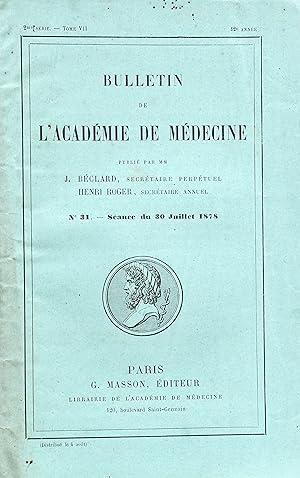 BOUILLAUD (Jean Baptiste). Remarques sur l'anatomie et la physiologie de l'appareil de la circula...