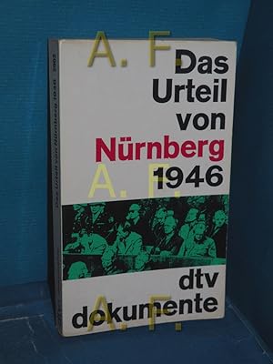 Bild des Verkufers fr Das Urteil von Nrnberg : 1946 mit e. Vorbemerkung von Lothar Gruchmann / dtv , 2902 : dtv-Dokumente zum Verkauf von Antiquarische Fundgrube e.U.