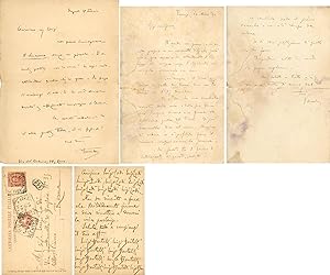 Due lettere ed una cartolina postale indirizzati a Luigi Lodi