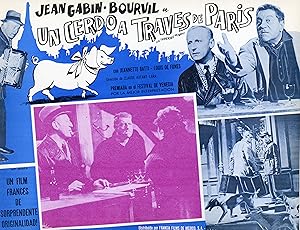 "LA TRAVERSÉE DE PARIS" Réalisé par Claude AUTANT-LARA en 1956 avec Jean GABIN et BOURVIL (GAUMON...