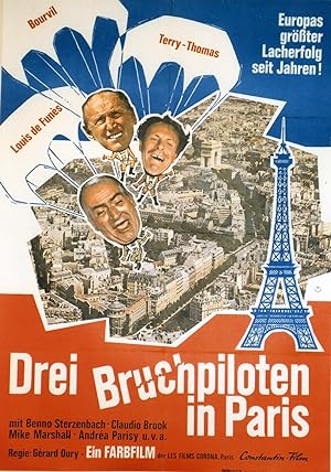 "LA GRANDE VADROUILLE" DREI BRUCHPILOTEN IN PARIS / Réalisé par Gérard OURY en 1966 avec Louis DE...