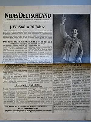 Neues Deutschland. Zentralorgan der Sozialistischen Einheitspartei Deutschlands. Ausgabe vom 21.1...