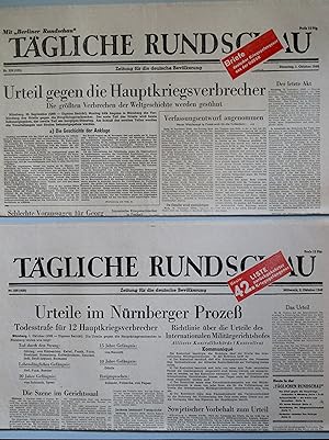 Tägliche Rundschau. Zeitung für die deutsche Bevölkerung. 2. Jahrgang, Nr. 228 und 229. Zwei Ausg...
