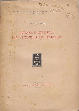 Botanica e linguistica per l'etnogenesi dei protoslavi