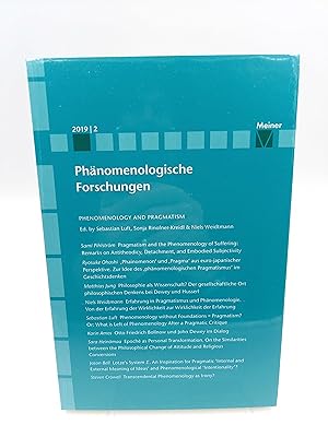 Imagen del vendedor de Phnomenologische Forschungen 2019 / 2: Phenomenology and Pragmatism a la venta por Antiquariat Smock