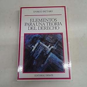 Seller image for ELEMENTOS PARA UNA TEORIA DEL DERECHO. for sale by Librera J. Cintas