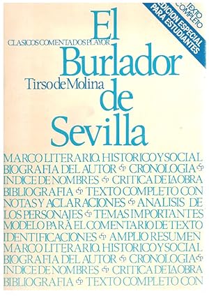 Seller image for El burlador de Sevilla y El convidado de piedra for sale by Librera Dilogo