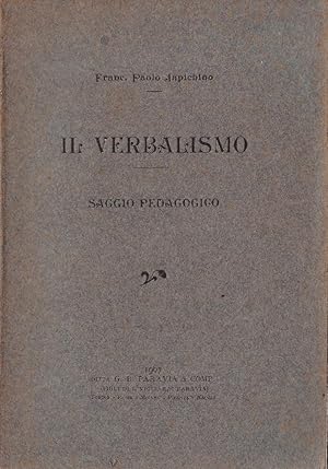 Il verbalismo : saggio pedagogico