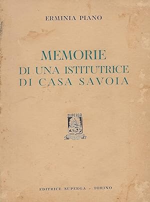 Memorie di una istitutrice di Casa Savoia