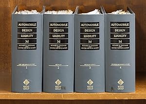 Seller image for Automobile Design Liability 3d Ed. 4 Vols. through March 2006 update for sale by The Lawbook Exchange, Ltd., ABAA  ILAB