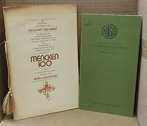 Imagen del vendedor de A Descriptive List of H. L. Mencken Collections in the U.S. a la venta por Second Story Books, ABAA