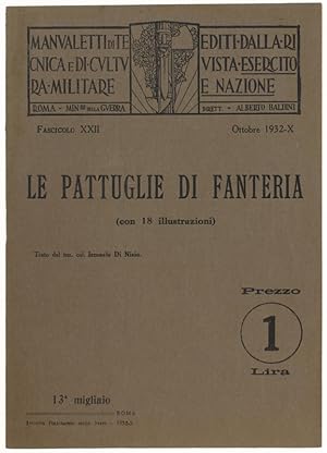 LE PATTUGLIE DI FANTERIA.: