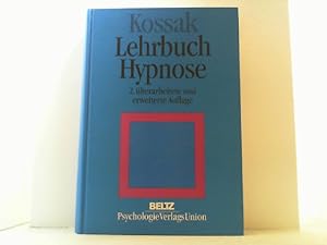 Bild des Verkufers fr Hypnose. Ein Lehrbuch. zum Verkauf von Antiquariat Uwe Berg