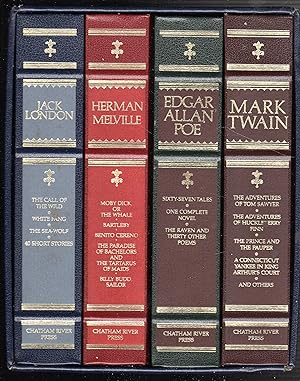 Imagen del vendedor de Classics of American Literature: Jack London, Herman Melville, Edgar Allan Poe, Mark Twain (The Great Masters Library/ in slipcase) a la venta por The Sun Also Rises