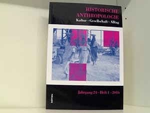 Imagen del vendedor de Historische Anthropologie: Kultur Gesellschaft Alltag. 24. Jahrgang 2016, Heft 1 a la venta por Book Broker