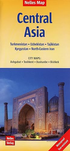 Nelles Map Central Asia 1 : 1 750 000 | Turkmenistan, Uzbekistan, Tajikistan, Kyrgyzstan, North E...