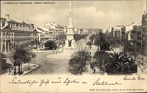 Seller image for Ansichtskarte / Postkarte Lisboa Lissabon Portugal, Avenida da Liberdade for sale by akpool GmbH