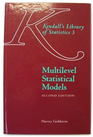 Immagine del venditore per Multilevel Statistical Models (Kendall's Library of Statistics 3) venduto da PsychoBabel & Skoob Books