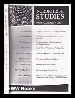 Seller image for Nordic Irish Studies/ Michael Boss, Irene Gilsenan Nordin/ Vol. 2 No. 1 for sale by MW Books