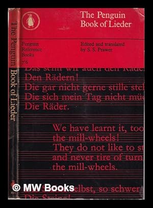 Imagen del vendedor de The Penguin book of Lieder / edited and translated by S.S. Prawer a la venta por MW Books