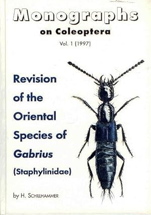Revision of the Oriental Species of Gabrius (Staphylinidae). Monographs on Coleoptera Vol. 1.