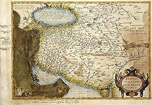 Bild des Verkufers fr Kupferstich- Karte, aus Ortelius, "Persici sive sophorvm regni typvs". zum Verkauf von Antiquariat Clemens Paulusch GmbH