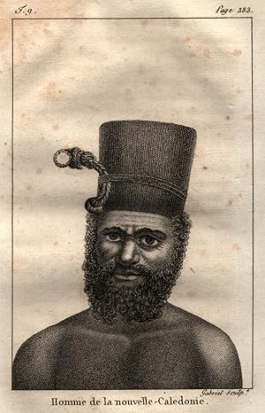 Imagen del vendedor de Neukaledonier, "Homme de la nouvelle-Caledonie". a la venta por Antiquariat Clemens Paulusch GmbH