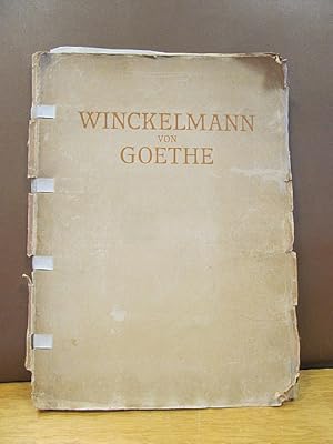 Bild des Verkufers fr Winckelmann ( Goethes Winckelmann ) zum Verkauf von Antiquariat Friederichsen