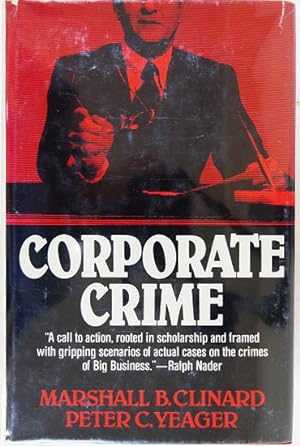 Bild des Verkufers fr Corporate Crime. zum Verkauf von Entelechy Books