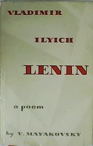 Imagen del vendedor de Vladimir Ilyich Lenin. A Poem. a la venta por Librera y Editorial Renacimiento, S.A.