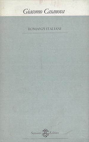 Romanzi italiani