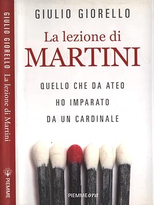 Bild des Verkufers fr La lezione di Martini Quello che da ateo ho imparato da un cardinale zum Verkauf von Biblioteca di Babele
