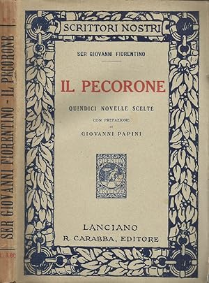 Imagen del vendedor de Il Pecorone Quindici novelle scelte a la venta por Biblioteca di Babele