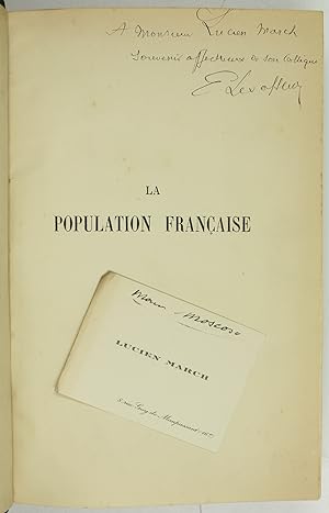 La population française. Histoire de la population avant 1789 et démographie de la France comparé...
