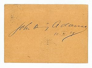 Seller image for Autograph signature. for sale by Antiquariat INLIBRIS Gilhofer Nfg. GmbH