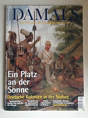 Seller image for Damals. Das Magazin fr Geschichte und Kultur. 40. Jahrgang 9/2008. [Titel] Ein Platz an der Sonne. Deutsche Kolonien in der Sdsee for sale by Bildungsbuch