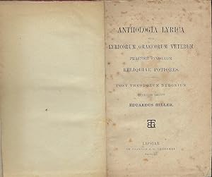 Anthologia lyrica, sive lyricorum graecorum veterum praeter Pindarum reliquiae potiores
