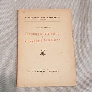 Linguaggio sterniano e linguaggio foscoliano