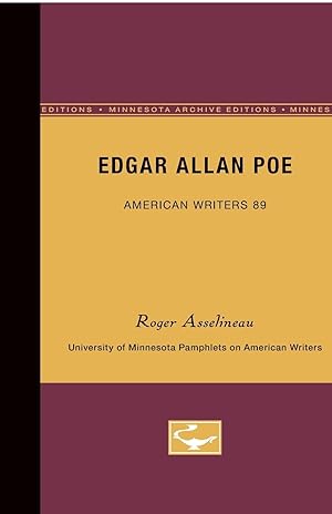 Immagine del venditore per Asselineau, R: Edgar Allan Poe - American Writers 89 venduto da moluna