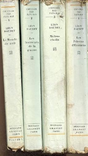 Seller image for Courrier des Pays-Bas, rdig en exil. Tomes 1  4. Volume 1 : La Ronde de nuit. Volume 2 : Les horreurs de la guerre. Volume 3 : Mlancholia. Volume 4 : Les plerins d'Emmas for sale by Le-Livre