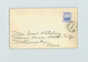 Philately - Stamp Collecting. Cancelled Postage Stamp on Cover, Cancelled 1926 Bermuda 2 1/2 p, S...