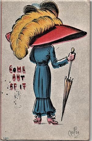 Seller image for fashion postcard: Come Out of It for sale by Mobyville