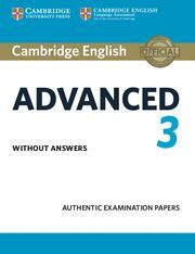 CAMBRIDGE ENGLISH ADVANCED 3. STUDENT S BOOK WITHOUT ANSWERS