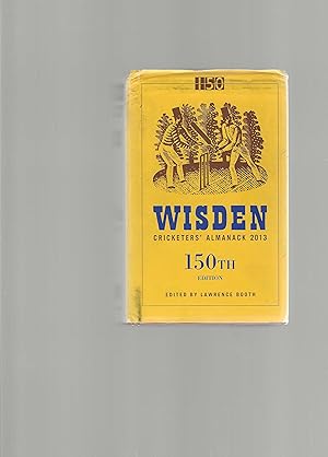 Image du vendeur pour Wisden Cricketers' Almanack 2013 (with autograph of Nick Compton) mis en vente par Carvid Books